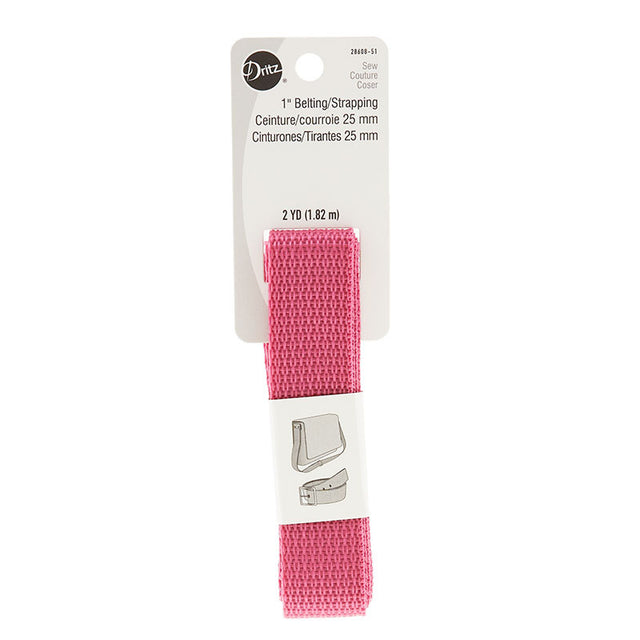 1 Polypro Purse Strapping - Raspberry